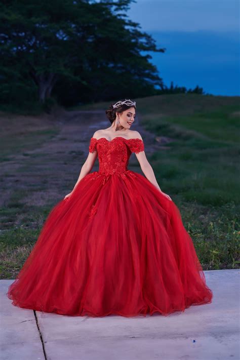 princesa vestidos de xv rojos